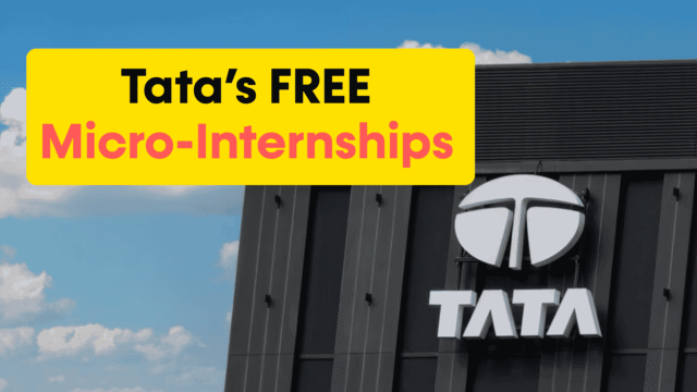 FREE INTERNSHIP Tata’s FREE Micro-Internships